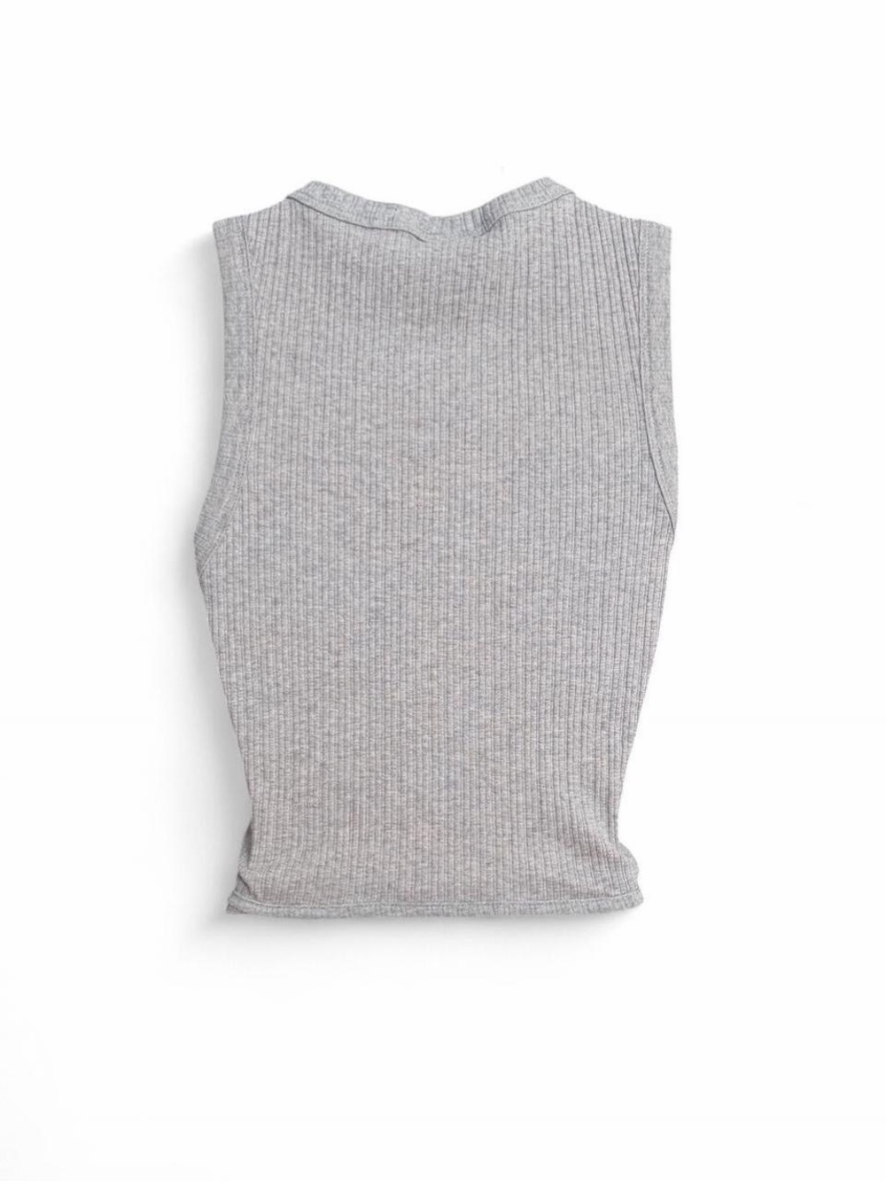 wild fable Gray Ribbed Tank Top - Picture 4 of 6